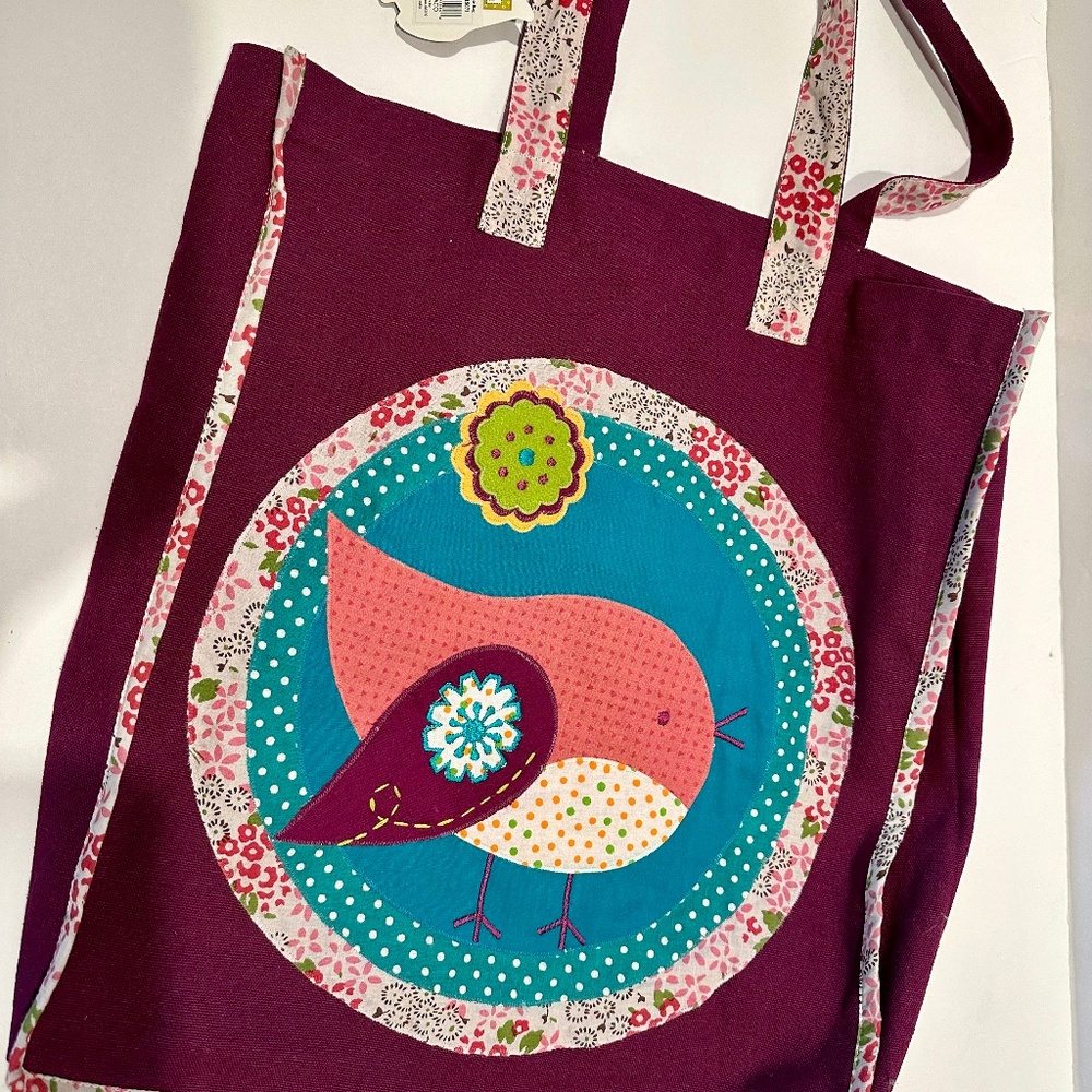 Demdaco Endless Fun Birdie Tote Bag